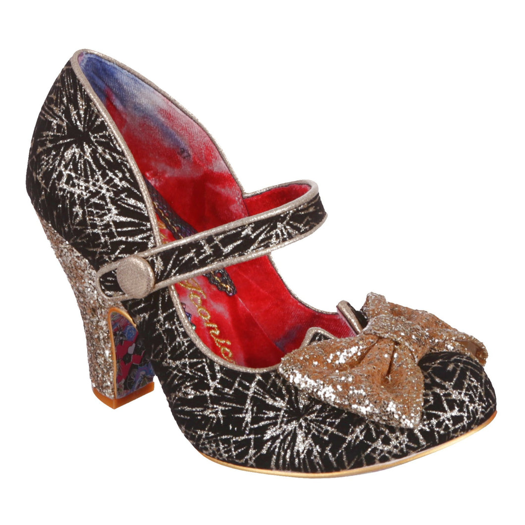 Irregular Choice Fancy That Shoes - Blk/Gold – Suzie's Bombshell Boutique