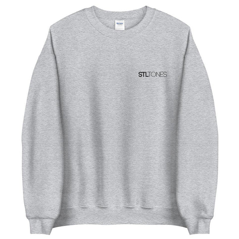 STL Grey Embroidered Sweatshirt