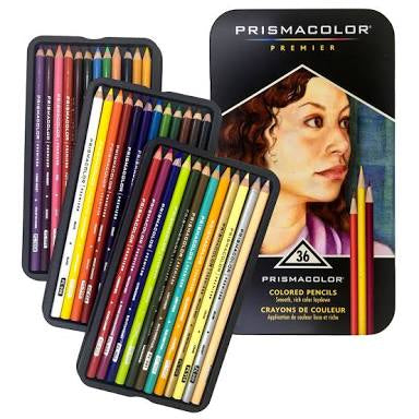 Prismacolor Pencil Set 36 Artist Grade Premier Colouring Pencils