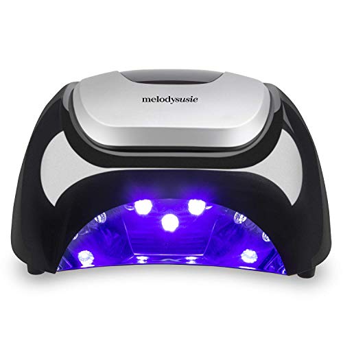 Bete Cordless LED Nail Lamp, Wireless Nail Dryer, 72W Rechargeable LED Nail Light, Portable Gel UV LED Nail Lamp with 4 Timer Setting Sensor and LCD