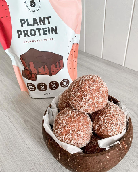 chocolate fudge protein balls