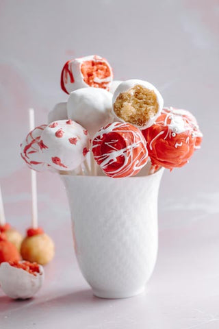 vegan christmas cake pops