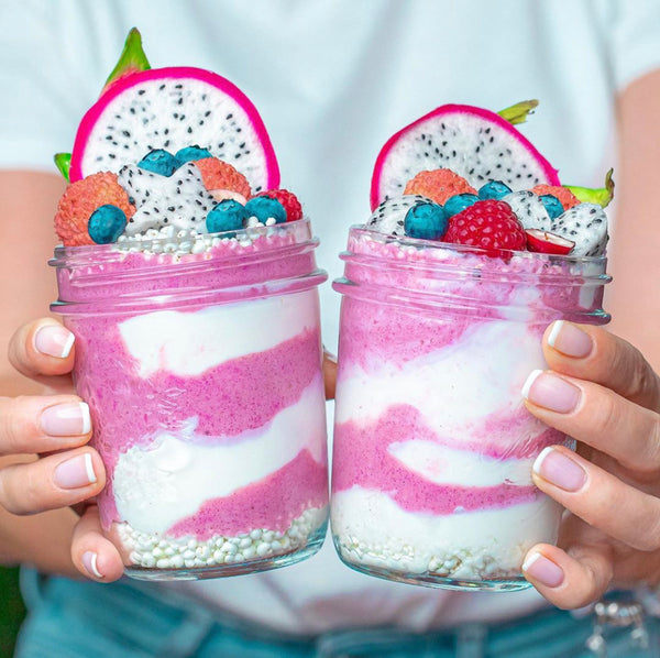 pink pitaya smoothies