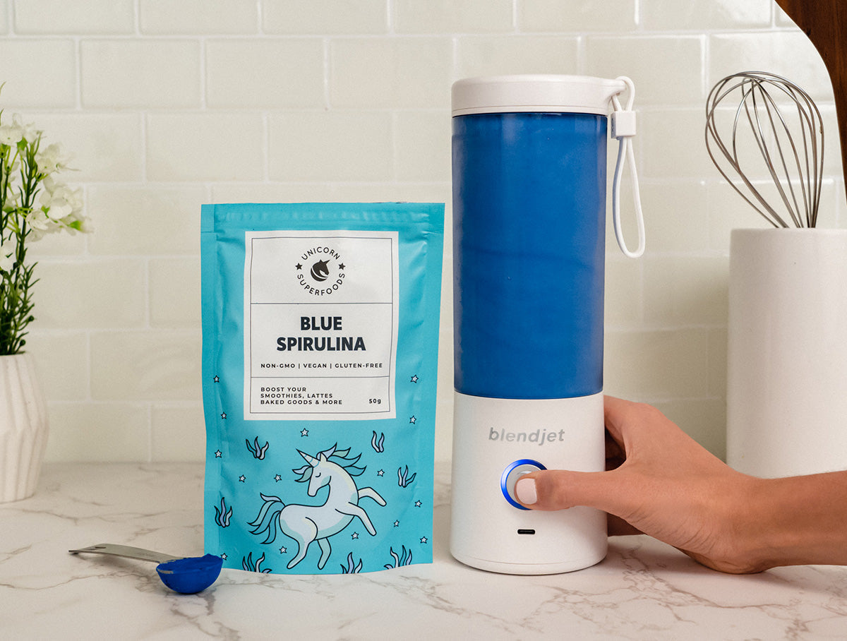 Blue Portable Blenders For Shakes And Smoothies – Evergreen Mercantile