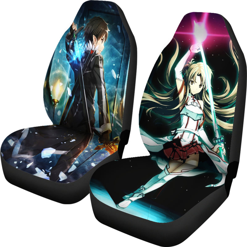 Car Seat Covers Japanese Anime Animation Characters - Velcromag
