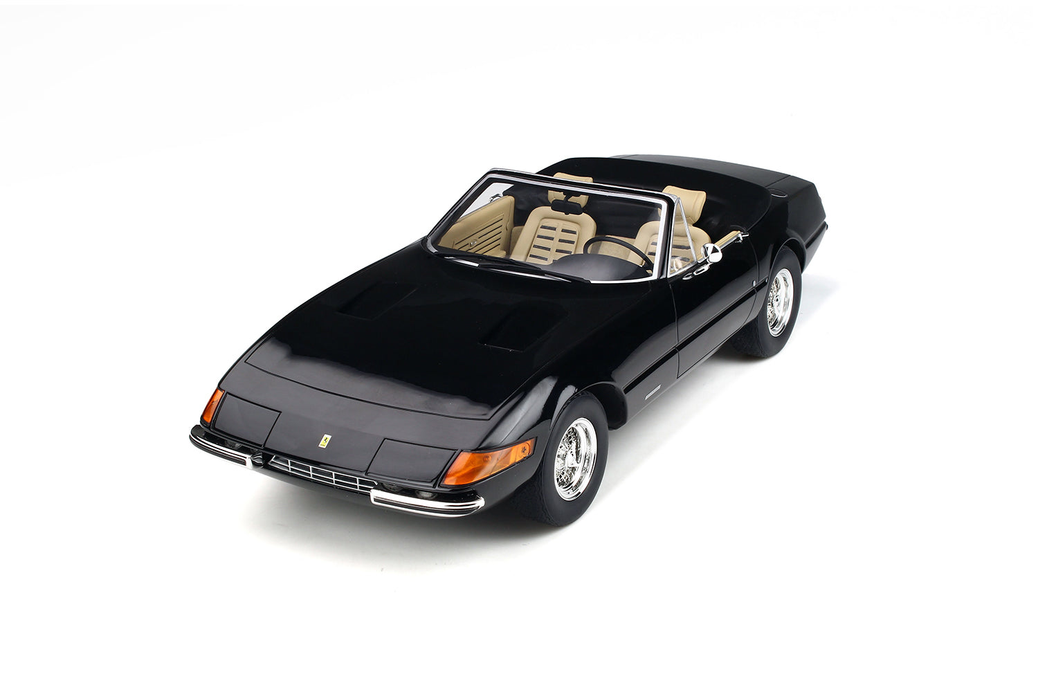 GT Spirit 1/12 Ferrari 365 GTB/4 spyder 1972 Black GT220 - YomaCarModel