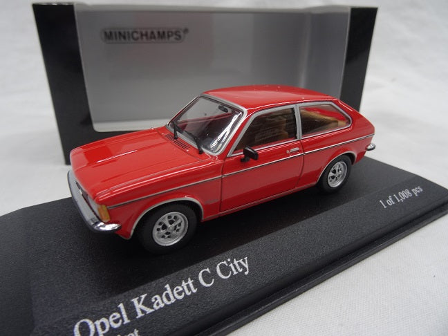 Minichamps 1:43 Opel Kadett D SR 1979 Red 400044122 – YomaCarModel