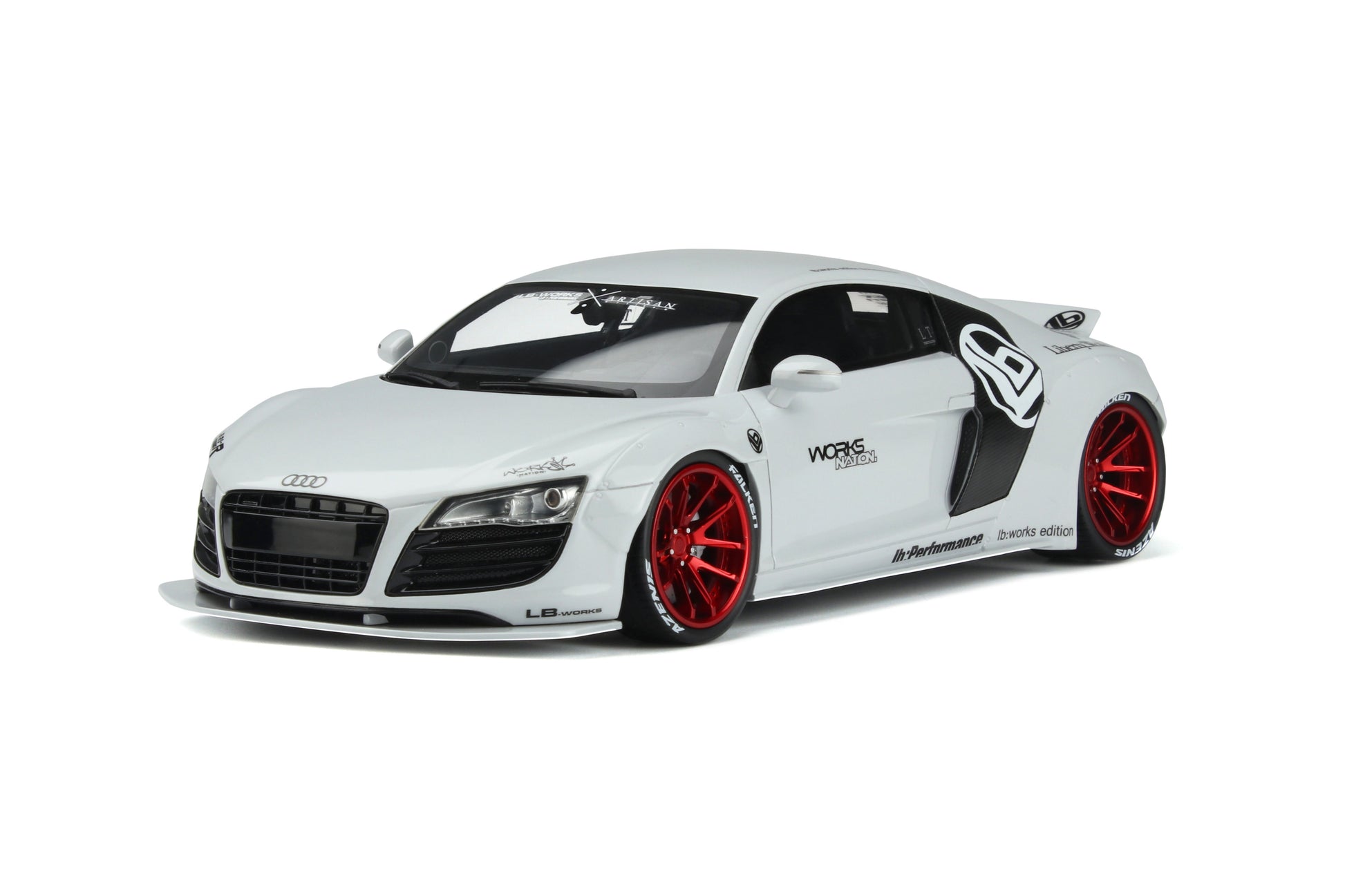 GT Spirit 1:18 Audi R8 LB-Works Glacier White GT325