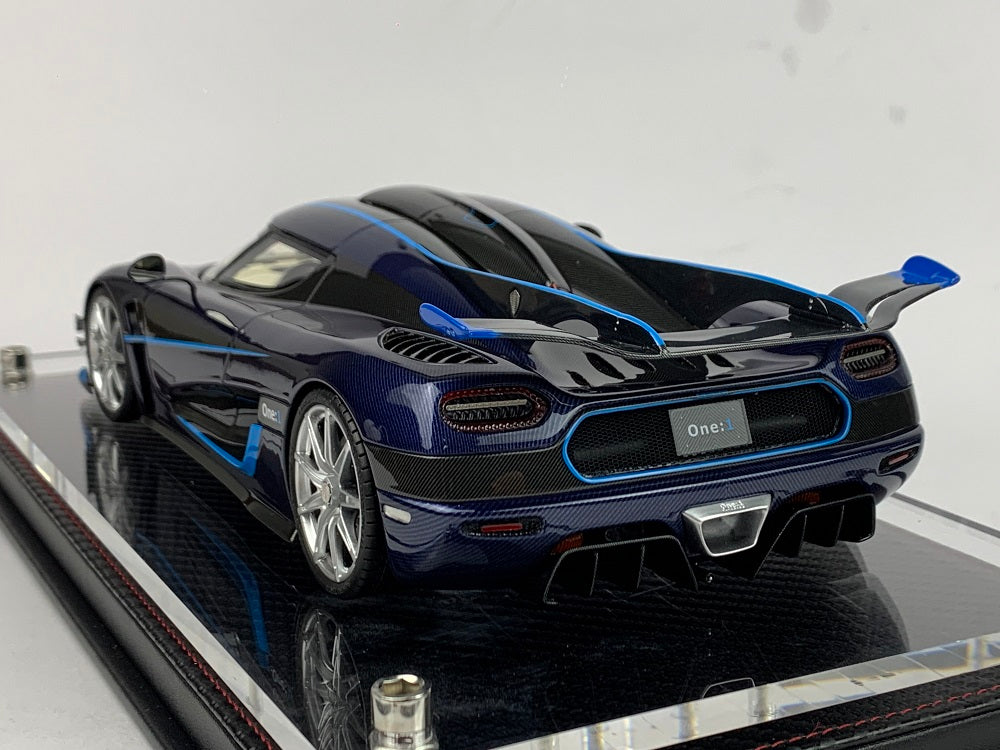 Frontiart 1:18 Koenigsegg One1 (new)  Carbon Blue F033-166