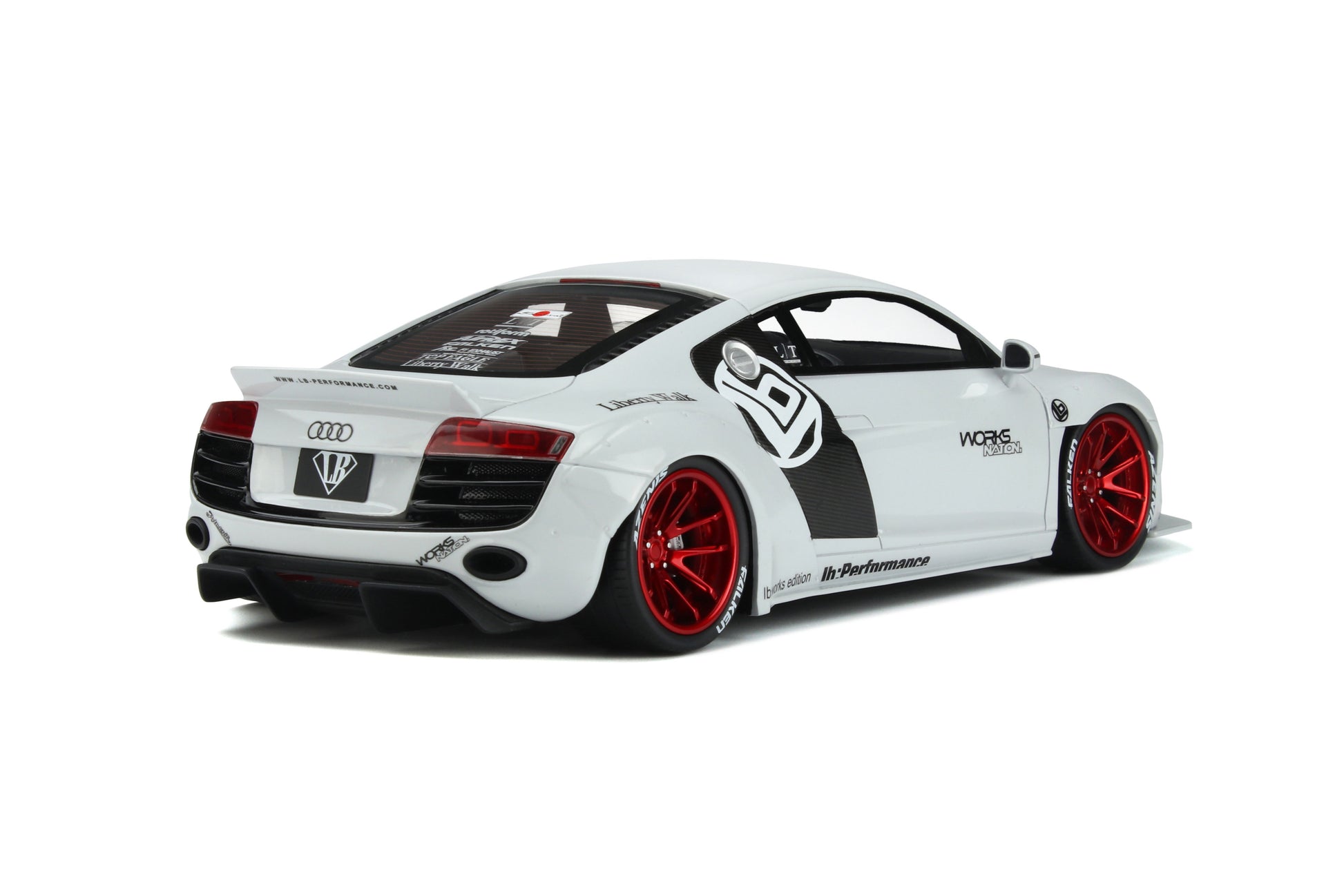 GT Spirit 1:18 Audi R8 LB-Works Glacier White GT325