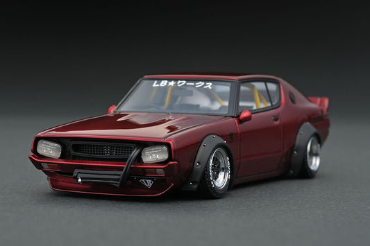 Ignition 1:43 LB-WORKS Hakosuka 2Door Red Metallic IG0719