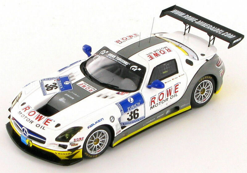 Minichamps 1:43 Mercedes-Benz SLS AMG GT3 Basseng/Winkelhock #38 