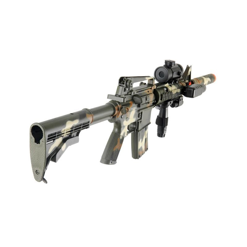Amazon Com Well New D94s M4 A1 M16 Aeg Electric Automatic Airsoft Rifle Gun W 6mm Bbs Bb Sports Outdoors