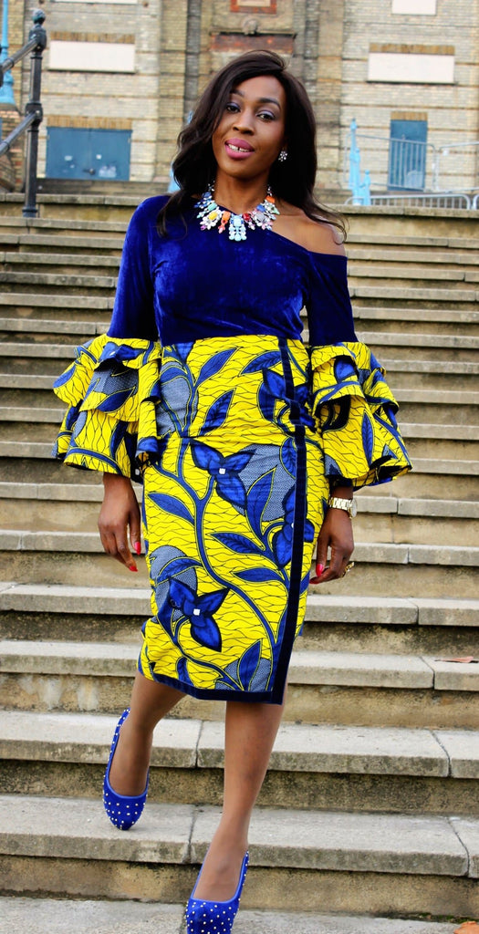 African Prints Ankara Midi Dress – ATMKollectionz