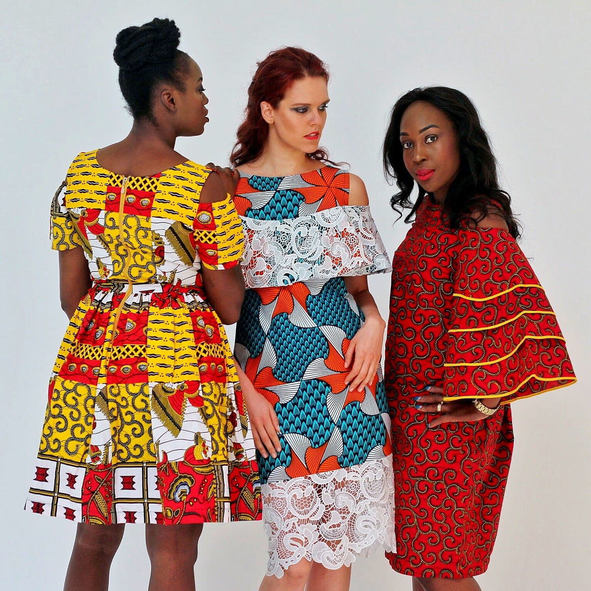 ankara styles with bell sleeves