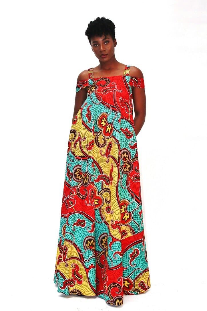 Shop African Maxi/Midi Dresses for special occasions | Atmkollectionz ...