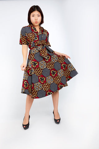 African Print Ankara Skater Skirts – ATMKollectionz