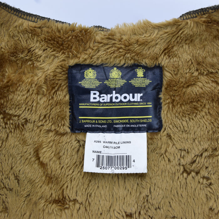 barbour inside lining