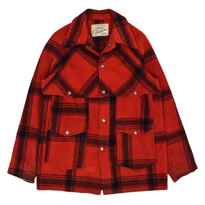 Vintage 90s Woolrich Buffalo Plaid Mackinaw Hunting Cruiser Jacket