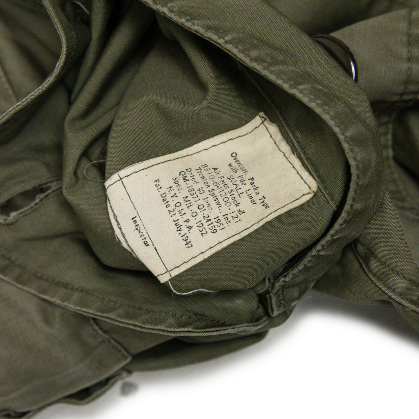 Vintage M-47 50s US Air Force Army Extreme Cold Weather Parka