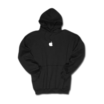 apple logo sweatshirt