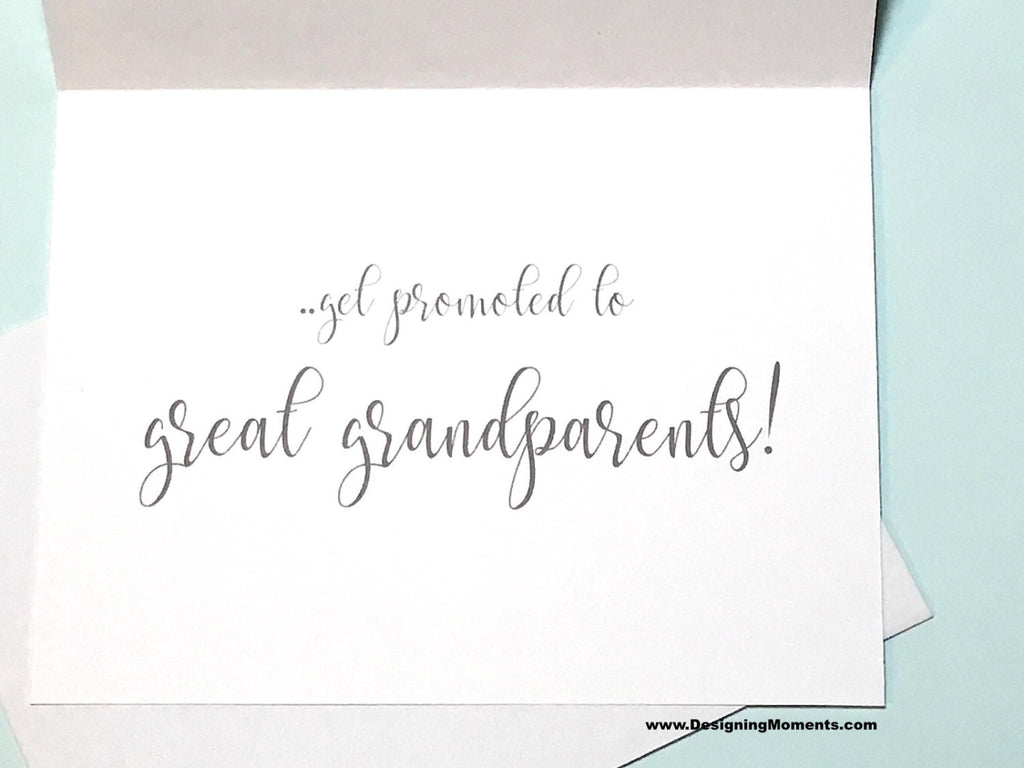 great grandparent baby announcement