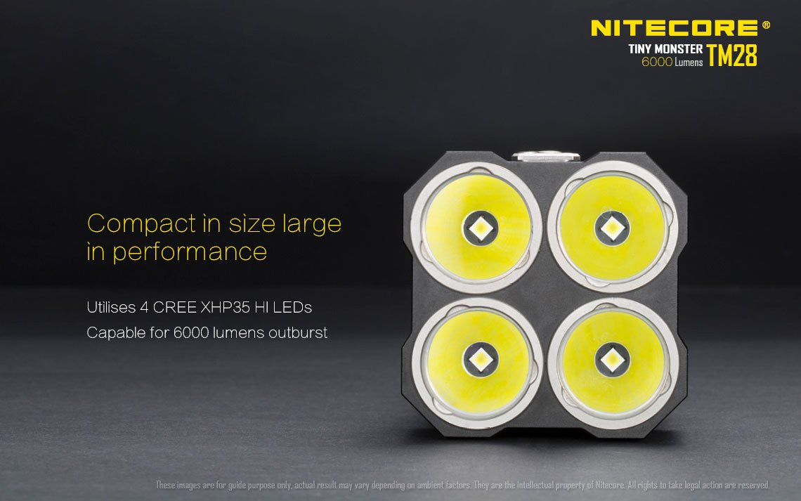 Nitecore TM28 6000 Lumen LED Searchlight in India, Buy Nitecore Flashlights online in india