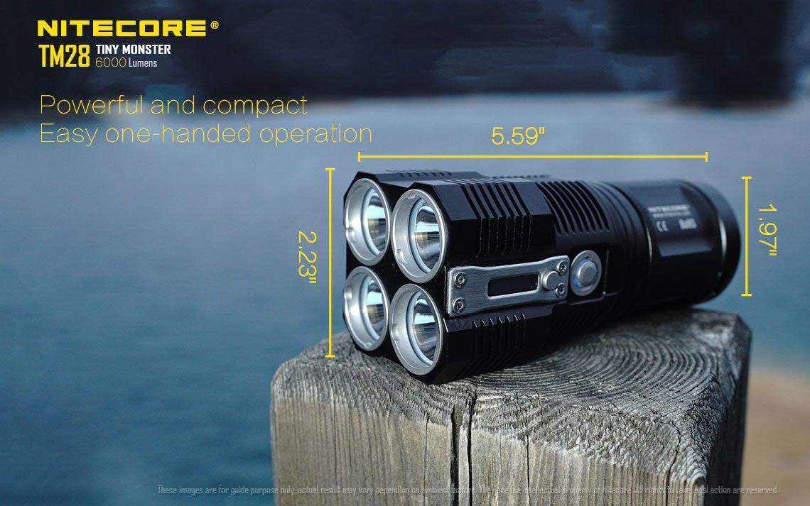 Nitecore TM28 6000 Lumen LED Searchlight in India, Buy Nitecore Flashlights online in india