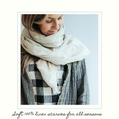 Linenbee.com linen scarf