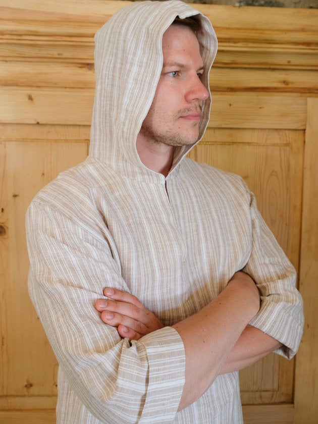 mens tunic hoodie