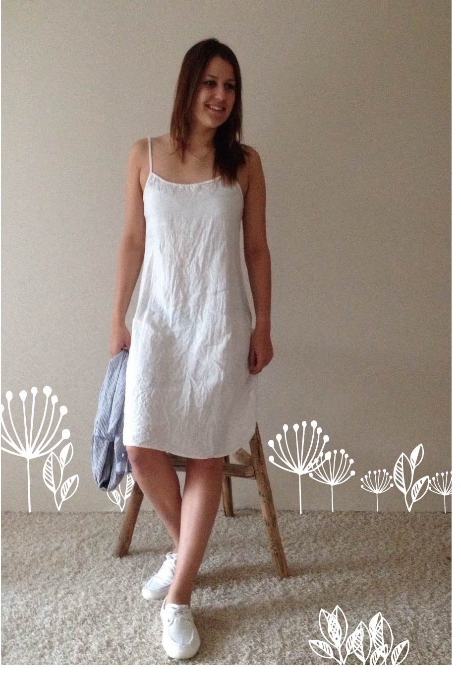 linen gown dress