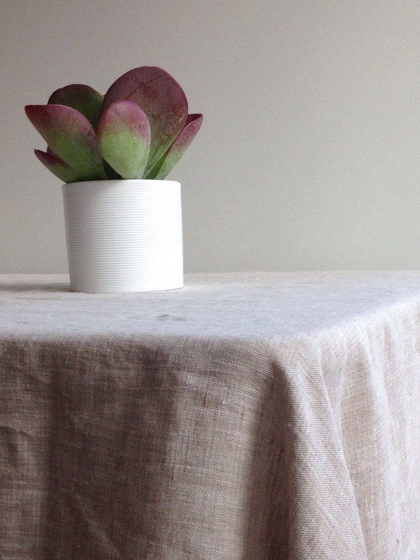 large linen tablecloth