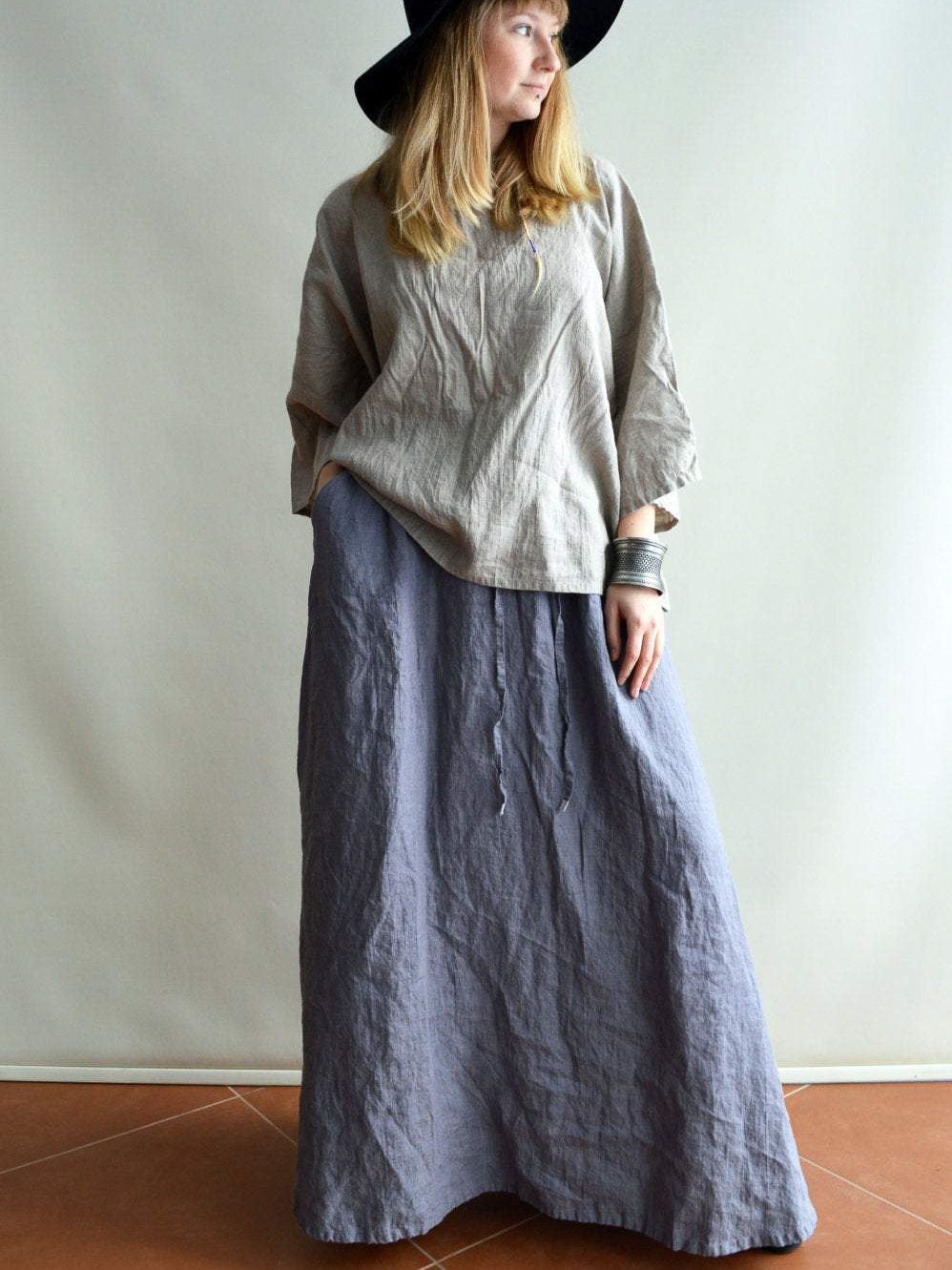 baggy linen tops