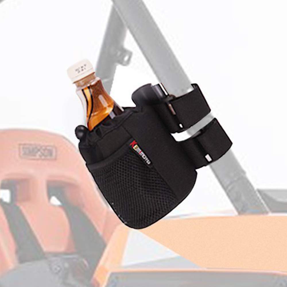 UTV Roll Bar Cup Holder, Bottle Holder with Thermal Insulation Layer