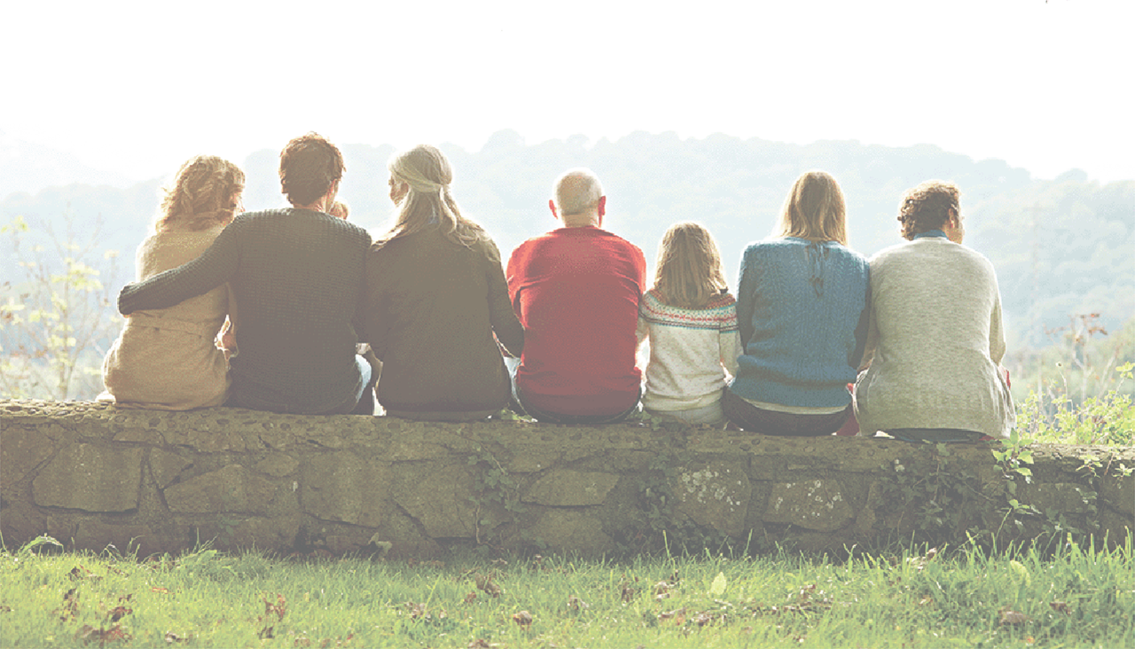 people sitting together