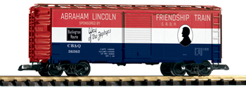 PIKO #3885: CB&Q Friendship Train Boxcar