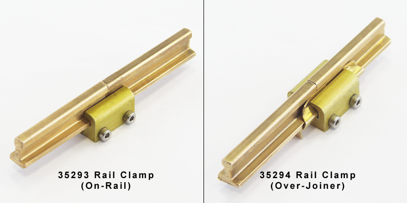 PIKO rail clamps - 2 styles