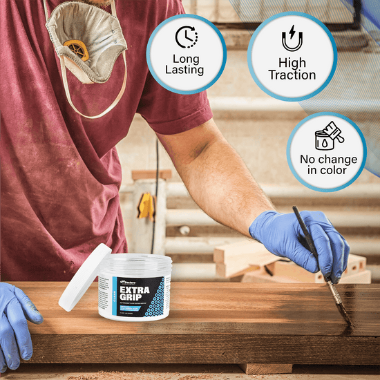 Extra Grip Rubber - Non-Skid Paint Additive for Paint