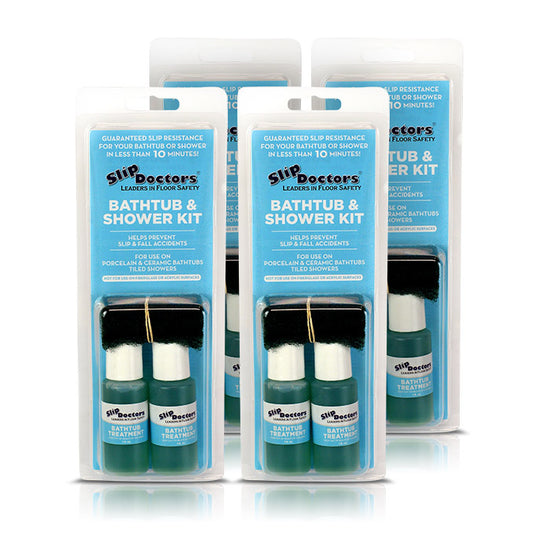 Shower Grip White Anti-Slip Paint Coating for Bathtubs & Showers