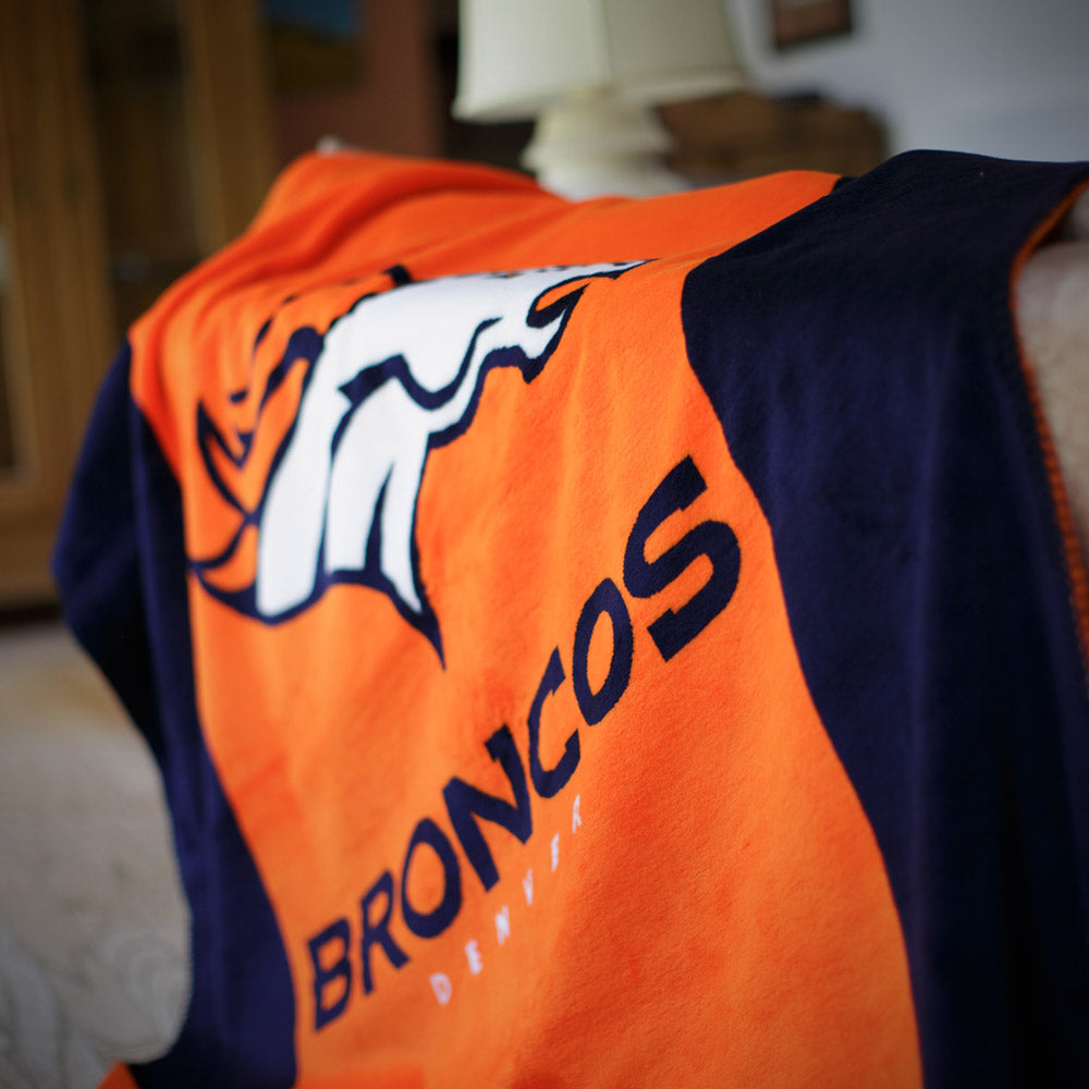 Denver Broncos Throw Blanket Denali Home Collection