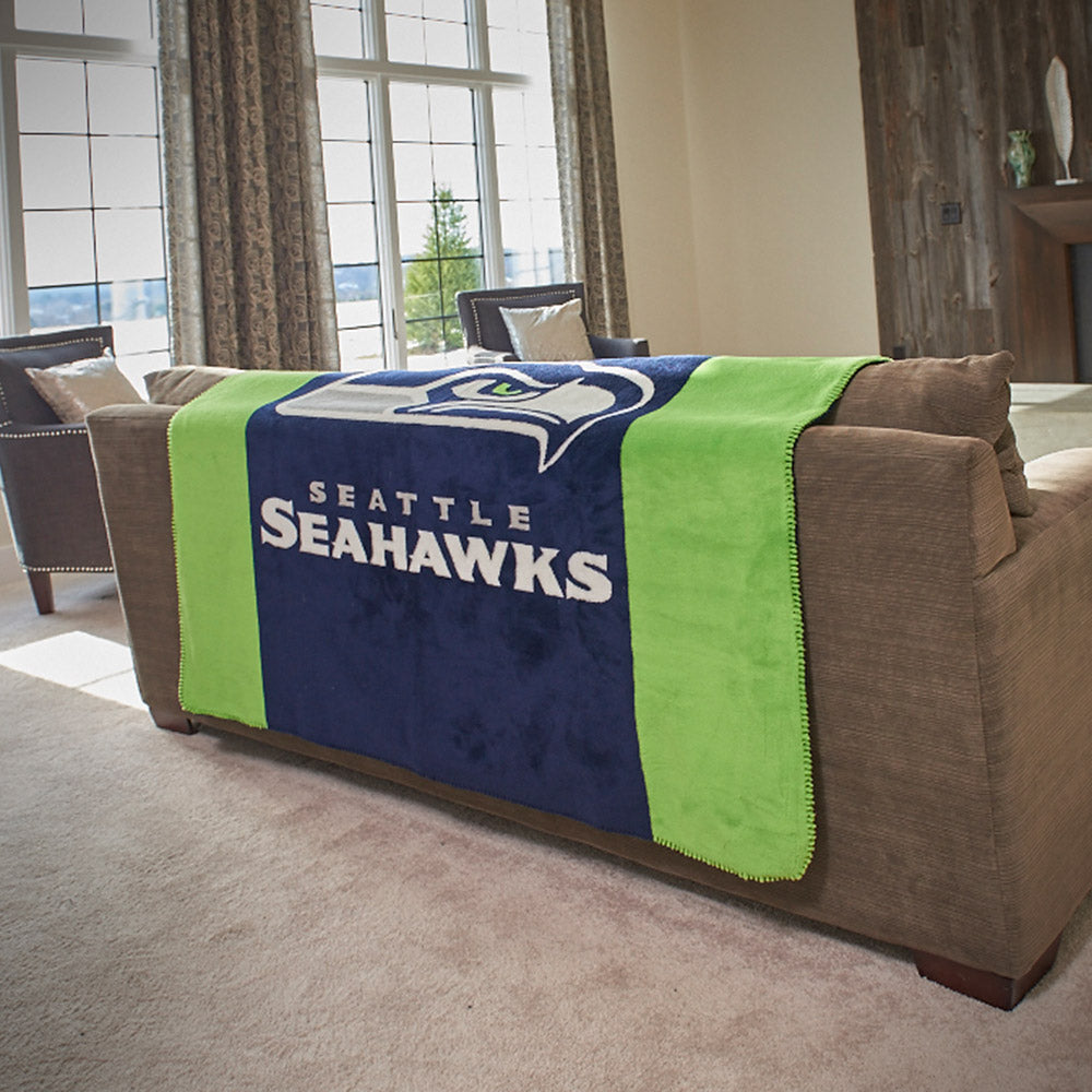 Seattle Seahawks Throw Blanket Denali Home Collection