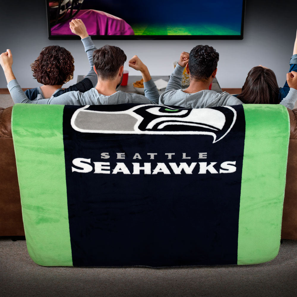 Seattle Seahawks Throw Blanket Denali Home Collection