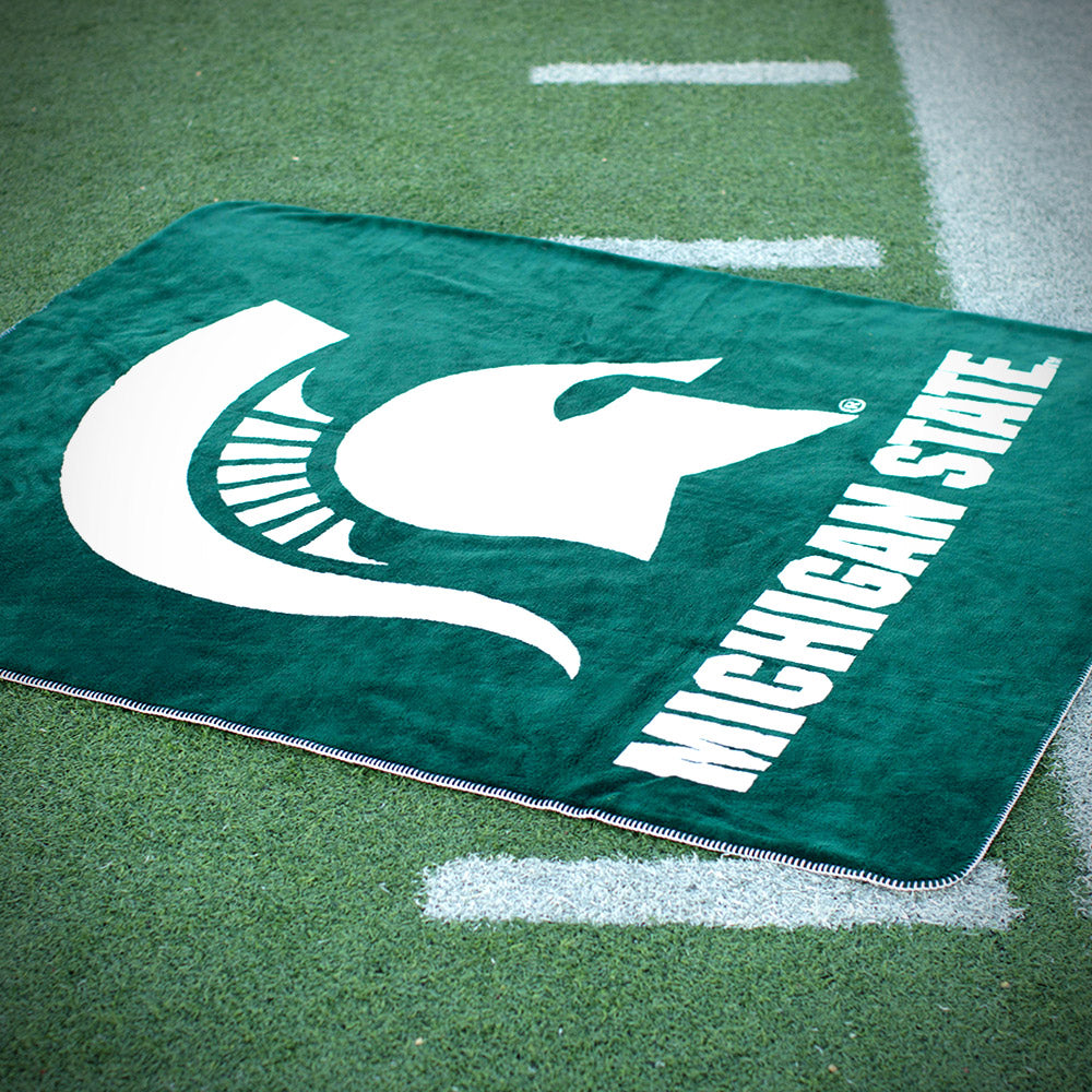 Michigan State Spartans Throw Blanket Denali Home Collection Denali Home Collection