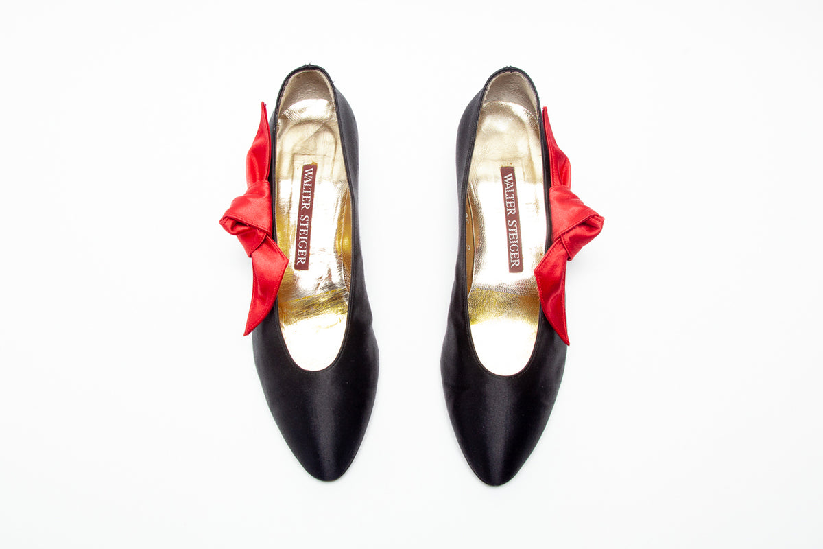 Walter Steiger Vintage Bow Pumps | Eklektikos The Shoe Archives