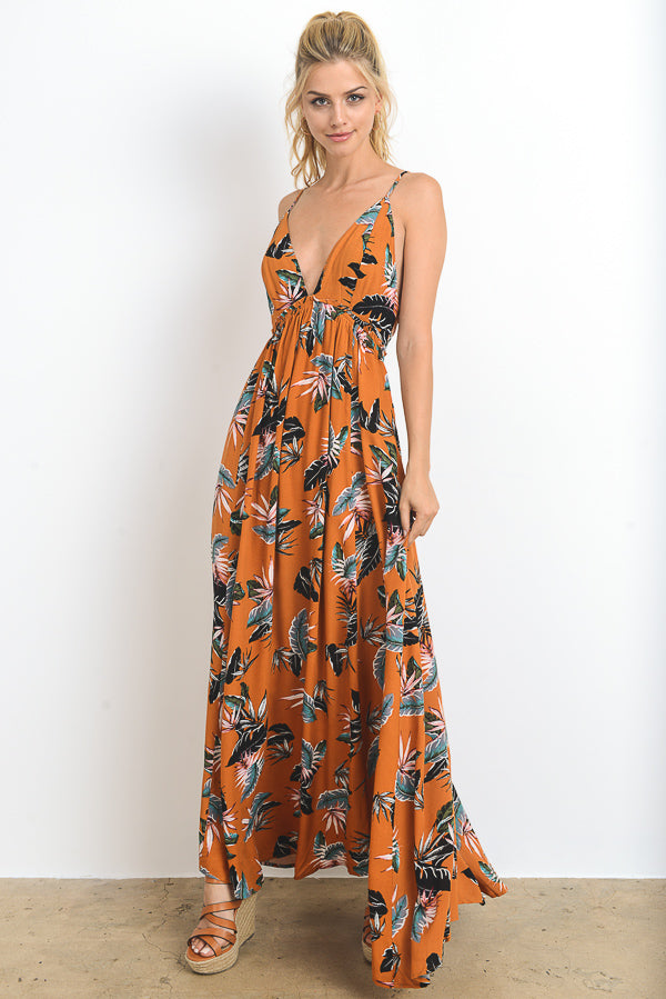 open back maxi