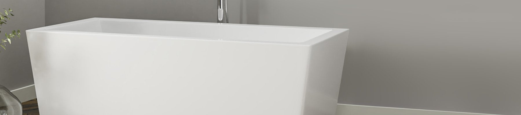 72 Extra Wide Crofton Acrylic Double-Slipper Freestanding Tub With  Insulation