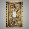 1 Gang Toggle Light Switch Plate - Hammered Design