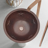 15" Arriba Hammered Copper Star Drop-In Bath Sink