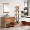 30" Avellino Vanity Cabinet for Rectangular Undermount Sink - Natural Teak