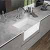 30" Dario Fireclay Farmhouse Workstation Sink